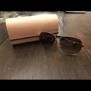 Jimmy Choo aviator sunglasses